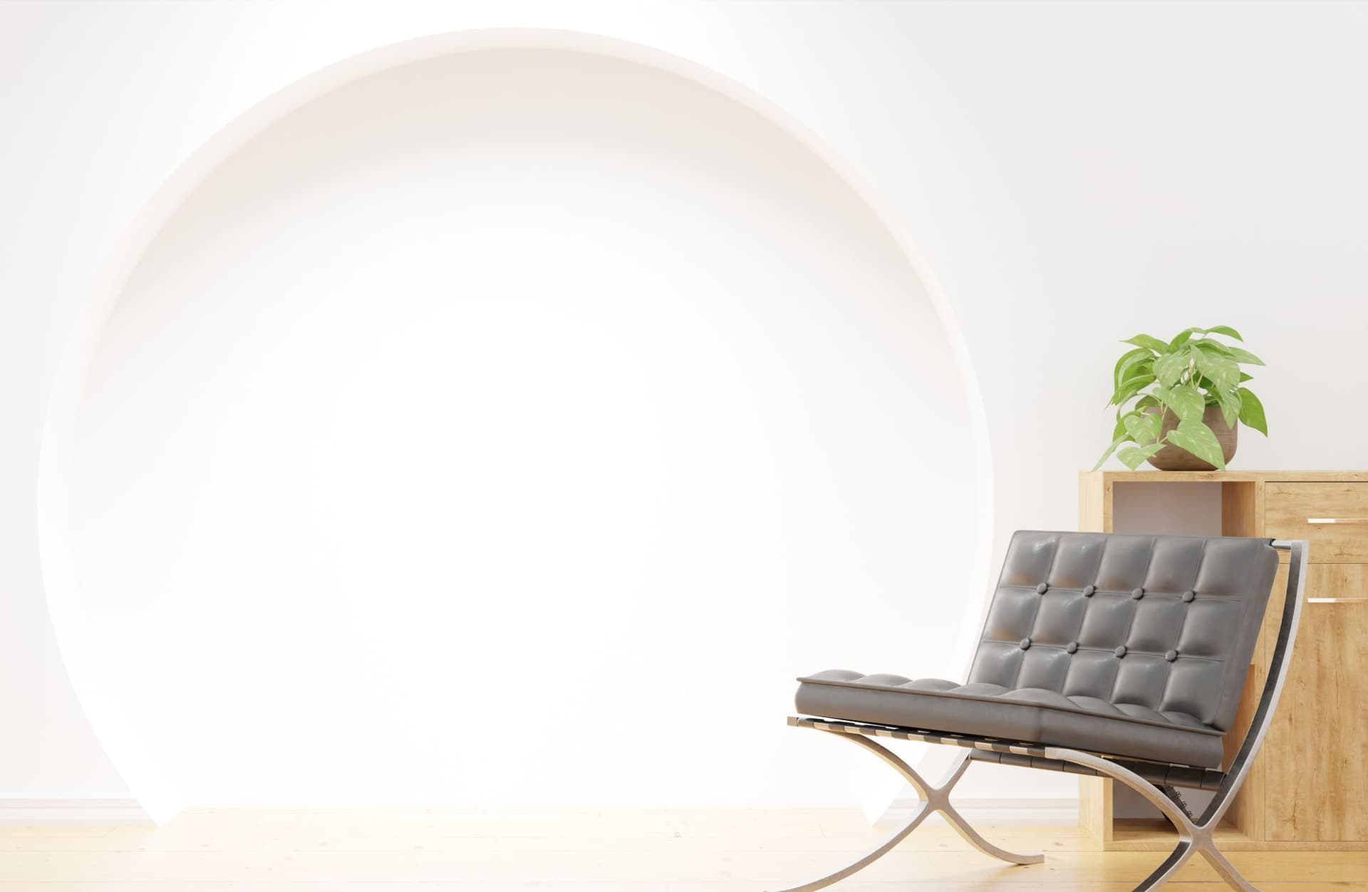 A reading chair by the window